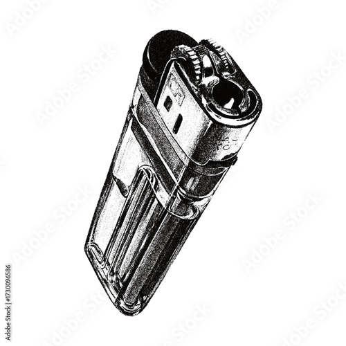 Vector Sketch of a Pocket Lighter