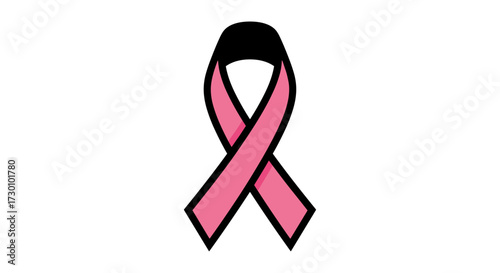Pink Ribbon Awareness Symbol