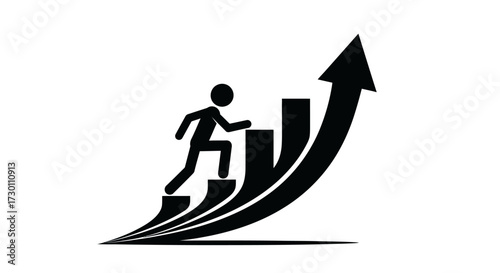 Visual Representation of Personal Growth and Professional Development Through Continuous Improvement and Strategic Planning