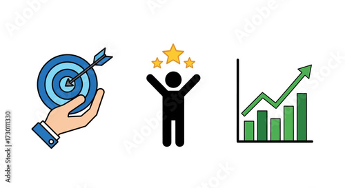 Strategic planning achieving success through consistent performance and growth in business development