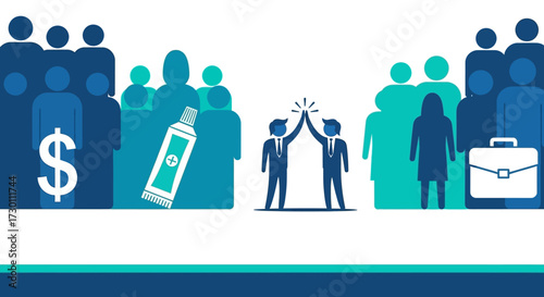 Understanding Financial Success and Teamwork Achieving Business Goals Together Through Collaboration and Partnership