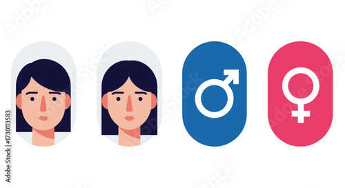 Understanding Gender Representation in Visual Communication and Digital Interfaces Exploring Symbols of Masculinity and Femininity