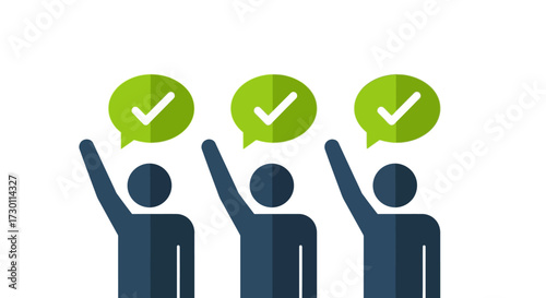 Successful Teamwork Collaboration and Agreement Achieving Positive Outcomes Together