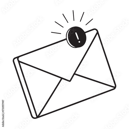 The mail envelope icon is a universal symbol for email and business communication
