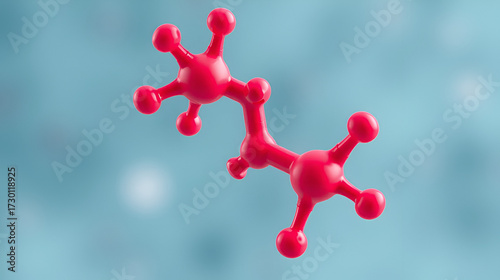 Estrone (oestrone) human estrogen hormone molecule.