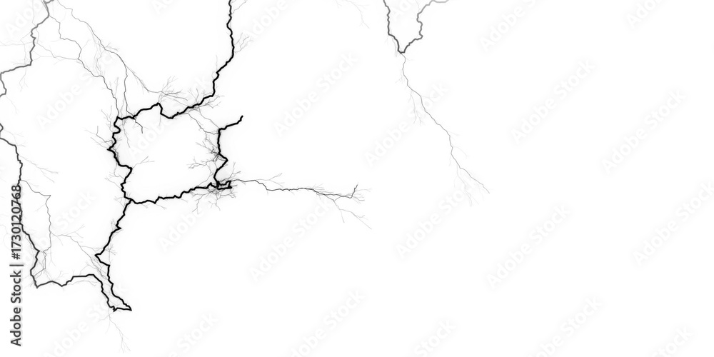 Obraz premium Lightning bolt, Lightning, electric lightning bolt strike, lightning bolt strike set. Thunderstorm or light effect on PNG and White Background