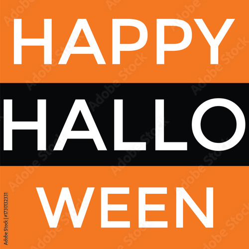 Halloween horizontal banner with vector logo. The inscription with ominous tree branches, bats and a pretty witch on a background of the full moon