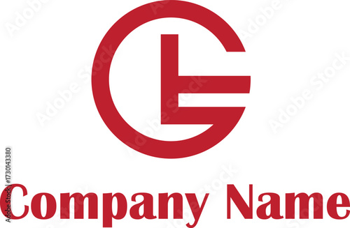 Minimal letter combinition logo for L, G or O
