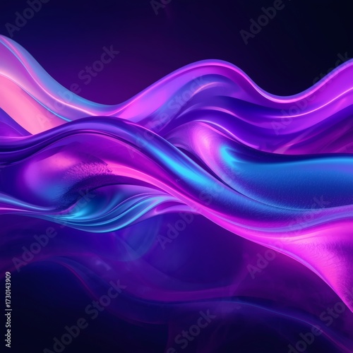 Wallpaper Mural Aurora Borealis, northern lights, frozen lake, icy reflection, pine trees, horizon, green-purple, realistic Torontodigital.ca