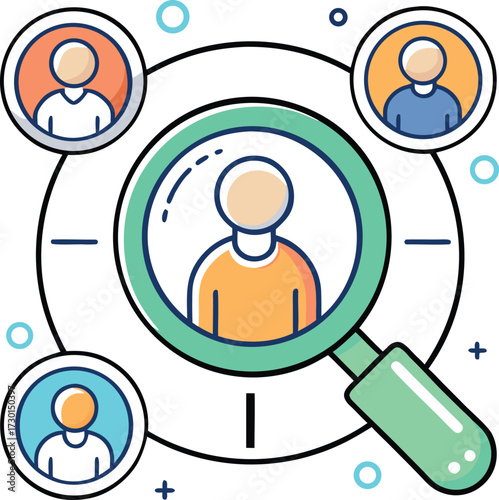 Abstract geometric pattern with vibrant color accents