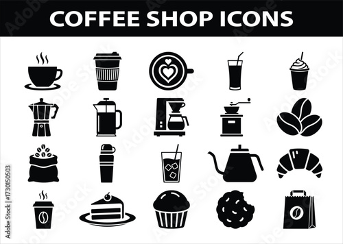 Coffee Shop Icon Set