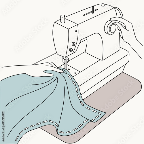 old sewing machine