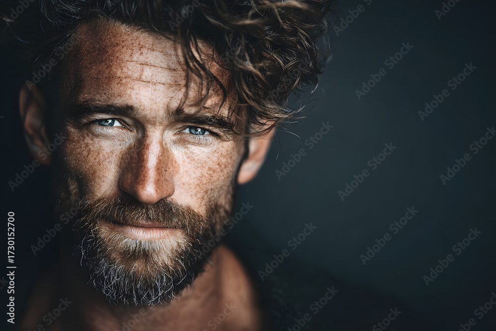 Fototapeta premium 30 years old natural looking man