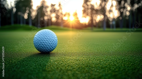 Let’s Golf Concept Featuring Sport Enthusiasm Green Course and Lifestyle of Modern Golf Players