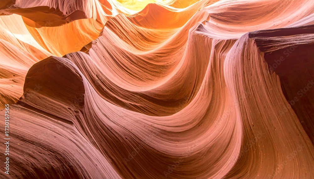 Obraz premium Abstract Swirls of Antelope Canyon Sandstone.