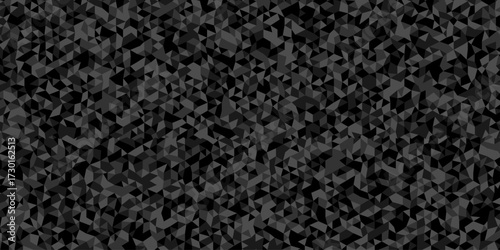 Illustration Polygon gray background elements.	