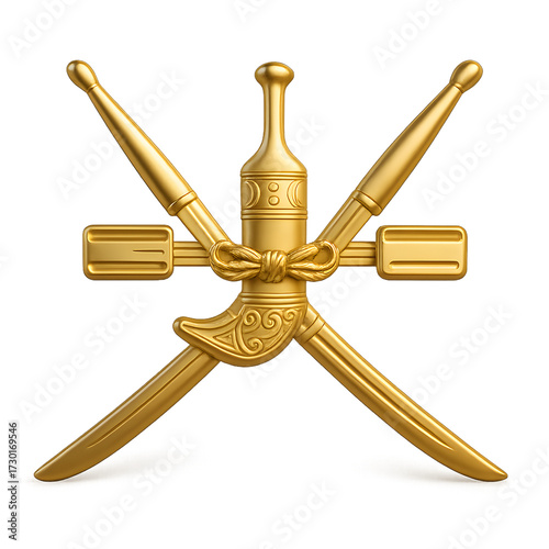 oman national day celebration illustration