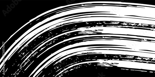 white black brush car sticker wrap pattern banner abstract sporty lines black orange color combination grunge brush pattern design.