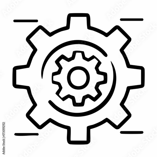 Gear Icon Engineering, Configuration, Technology and Optimization for Business and Innovation