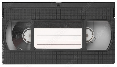 retro old video cassette tape