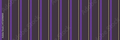 Shabby fabric stripe seamless, bedroom texture pattern vector. Femininity lines vertical textile background in dark and violet colors.
