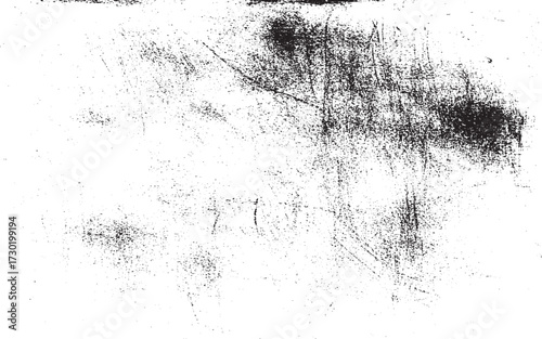 Grunge black and white pattern. Monochrome particles abstract texture. Background of cracks, scuffs, chips, stains, ink spots, lines. Dark design background surface. Gray printing element