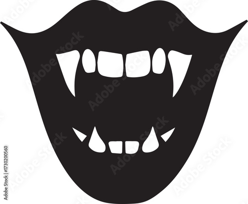 EVIL TEETH POSTER AI 