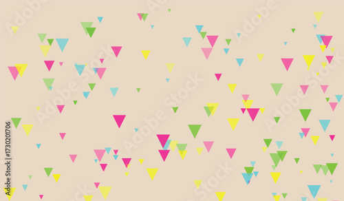 Colorful confetti pattern illustration for a celebration or birthday party decoration