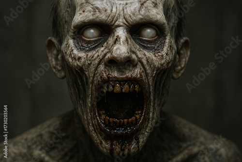 Zombie Close-Up Horror