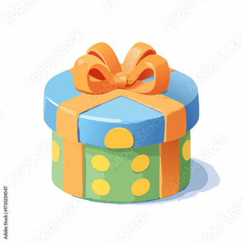 Gift Box Illustration A Colorful, Festive Present for Any Occasion