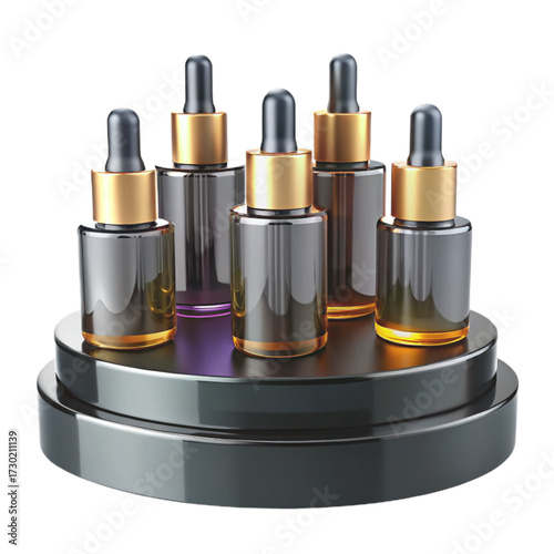 nail polish on white background