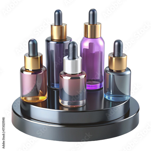 nail polish isolated on white background