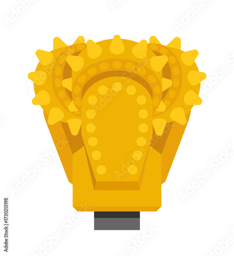 Yellow Drill Bit is designed for Mining and Construction - efficiency and reliability