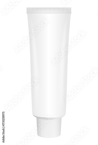 White tube mock-up - gel or toothpaste 