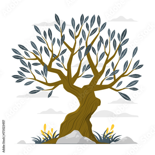olive tree Disproportionate Illustrations
