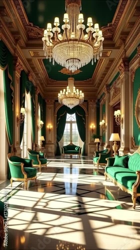 Contemporary luxury apartment living room design with comfortable sofa, wooden floor, and indoor view