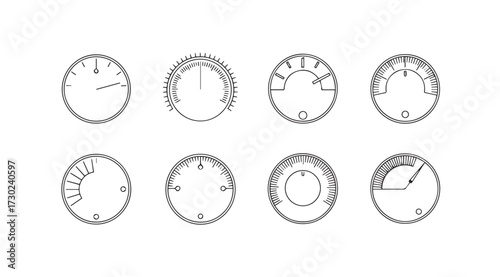 Vector art of gauge isolated on white