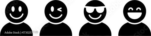 Expressive Smiley Faces Vector Clipart for Fun Designs and Projects