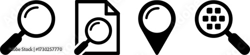 Magnifying Glasss for Search and Exploration Graphic Design
