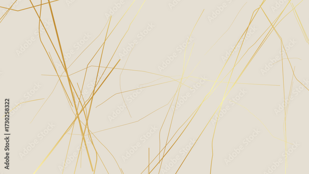 Obraz premium Gold Kintsugi crack pattern on whitish background