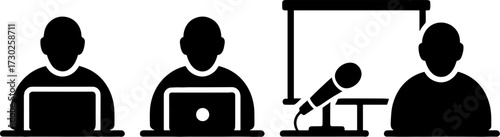 Engaging Presentation Scene with Speakers and Technology Elements