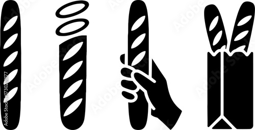 Creative Hand Holding Snack Sticks in Multiple Illustrative Stages