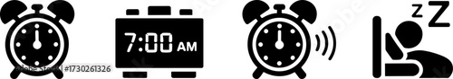 Alarm Clocks Representation of Morning Routine and Sleep