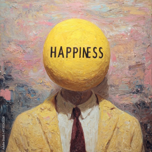 Illustration of happy emotions, joyful facial expression artwork, positive mood concept, cheerful character drawing, psychology and mental health theme, emotional wellbeing design