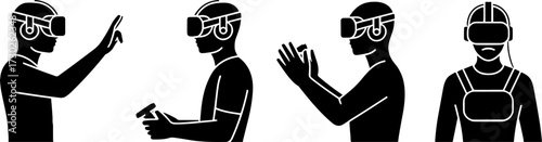 Virtual Reality User Interaction Silhouettes for Technology Designs