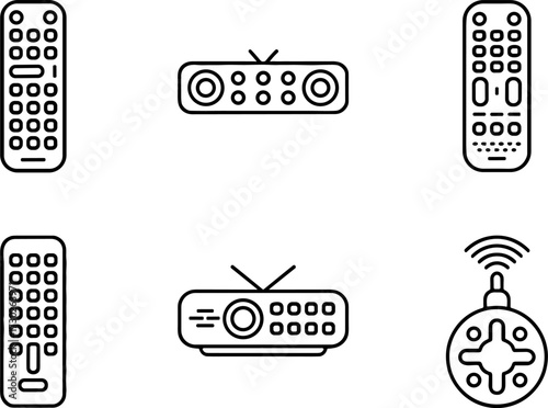 Remote Control Set for Home Electronics Entertainment Systems