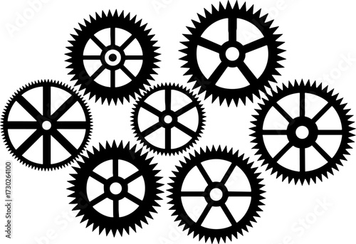 Interlocking Gear Mechanisms for Steampunk Design and Engineering