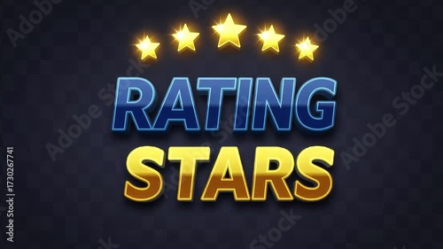 Wallpaper Mural Gold and Blue Text with Stars on Dark Background Torontodigital.ca