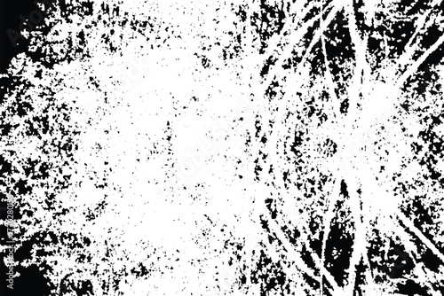 Wallpaper Mural black grunge rectangle texture effect background vector illustration perfect for urban design. transparent backdrop, rough brush stroke, empty space, distressed ink texture, overlay, scratch frame,  Torontodigital.ca