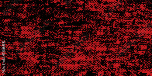 abstract red background with black grunge background texture in modern